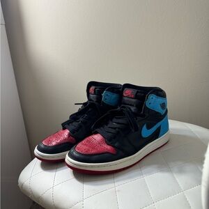 Nike 1 Black and Blue Sneakers